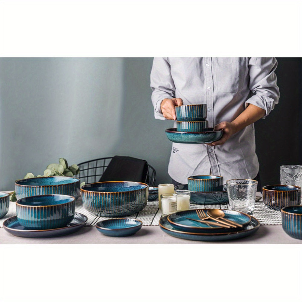 Elegant Large Ceramic Dinner Plate Microwave Safe