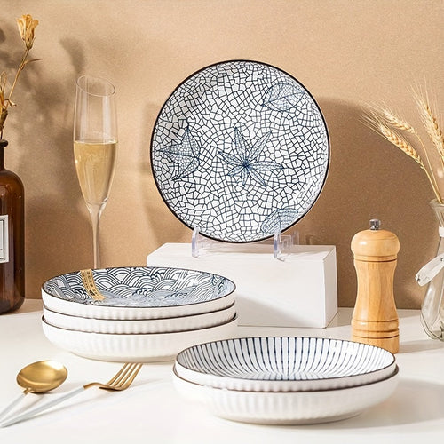 Versatile Ceramic Plate Perfect for Home or Restaurant Use - Fortunate Lemon Shop