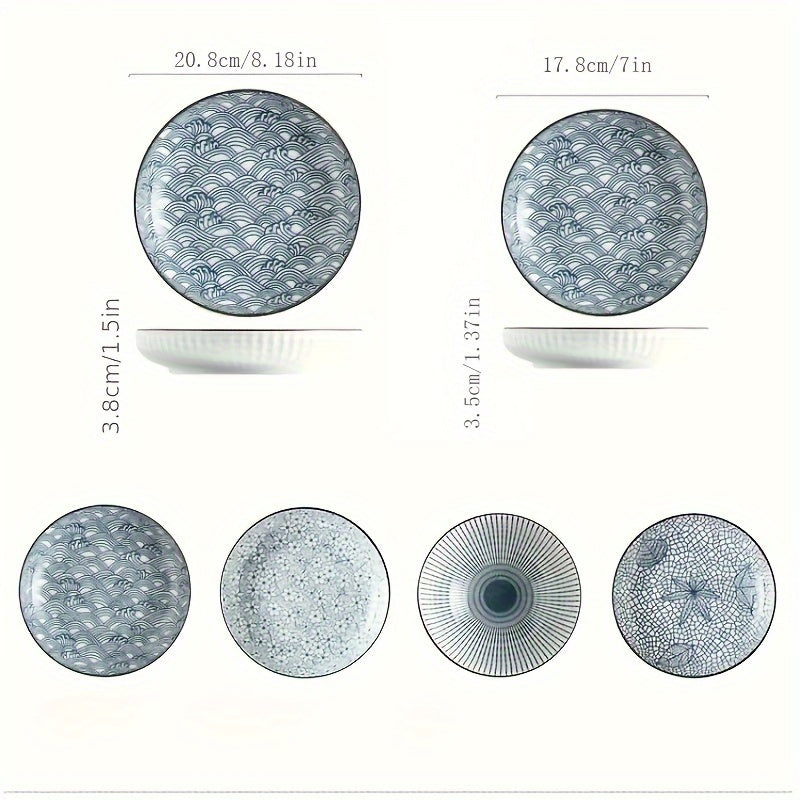 Versatile Ceramic Plate Perfect for Home or Restaurant Use - Fortunate Lemon Shop