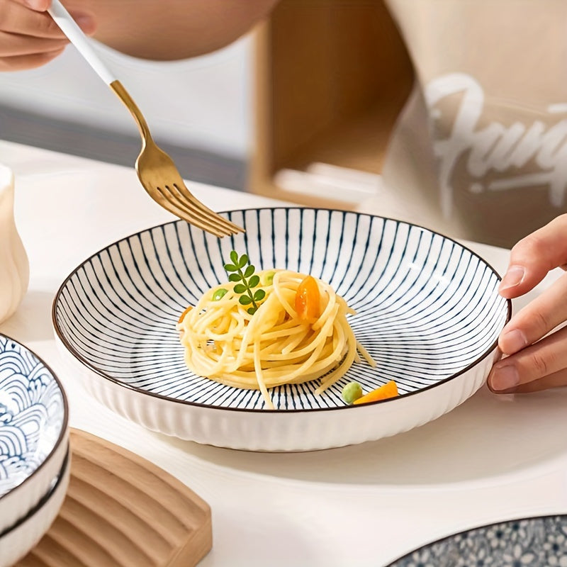 Versatile Ceramic Plate Perfect for Home or Restaurant Use - Fortunate Lemon Shop