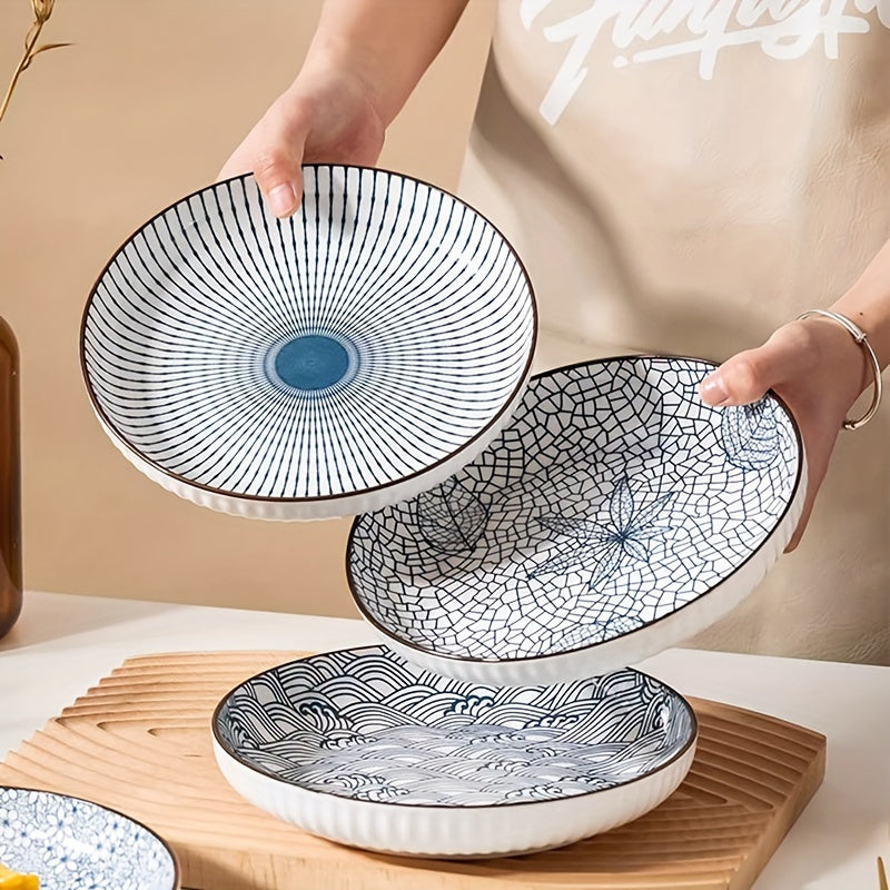 Versatile Ceramic Plate Perfect for Home or Restaurant Use - Fortunate Lemon Shop