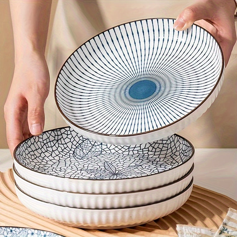 Versatile Ceramic Plate Perfect for Home or Restaurant Use - Fortunate Lemon Shop