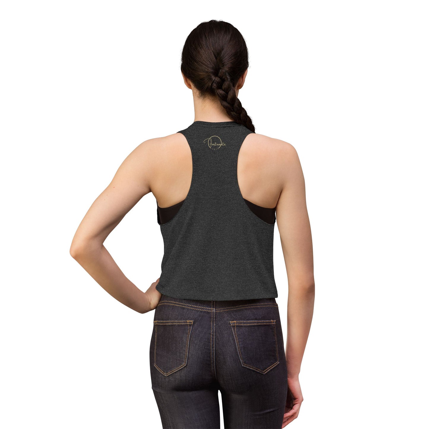 Kindness Is So Gangster Crop Top — Bold Positive Graphic Women's Tank - Fortunate Lemon Shop