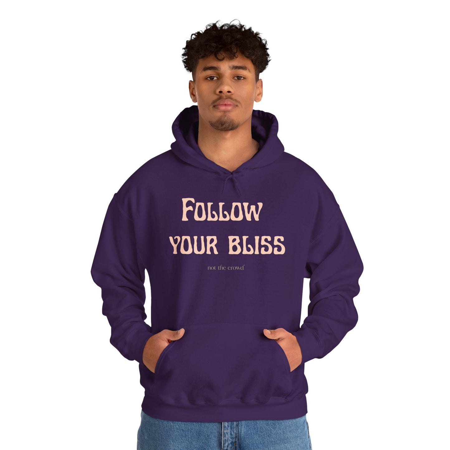 Hoodie — "Follow Your Bliss" Cozy Inspirational Pullover - Fortunate Lemon Shop