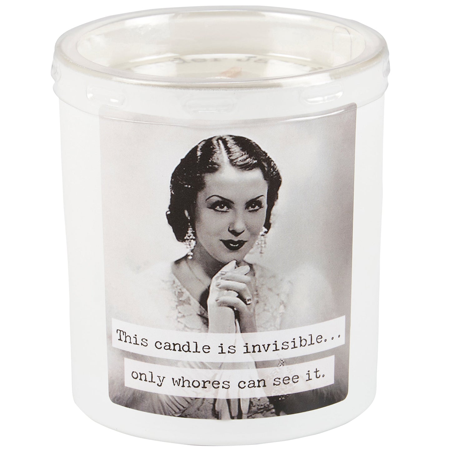 Whores Candle | Vintage Photograph Double Sided Design | Soy Wax - Fortunate Lemon Shop