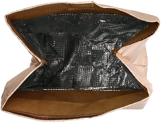 Let's Do Lunch Insulated Bag in Rose Gold