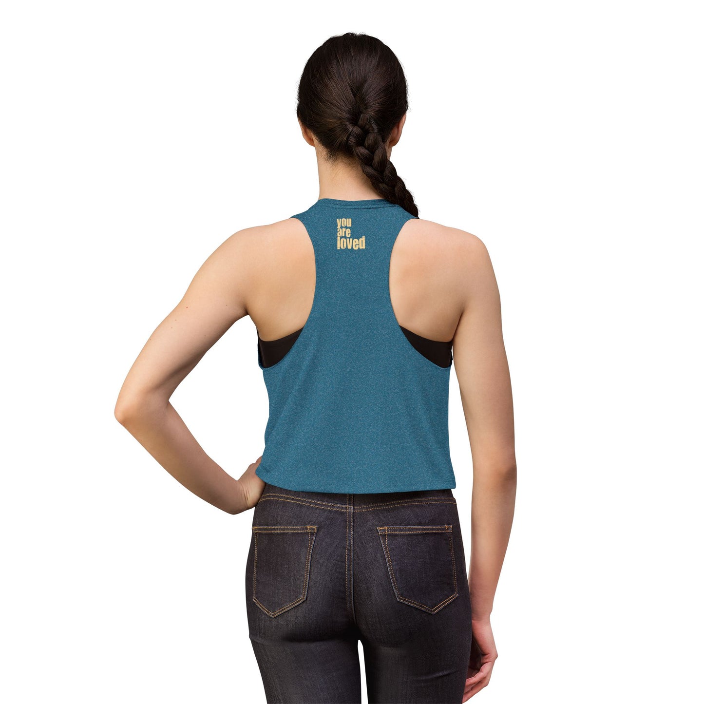 Crop Top — "Follow Your Bliss" Motivational Women's Crop Top - Fortunate Lemon Shop
