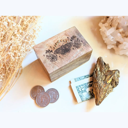 Fairy Fortune Mango Wood Box | Goddess Provisions