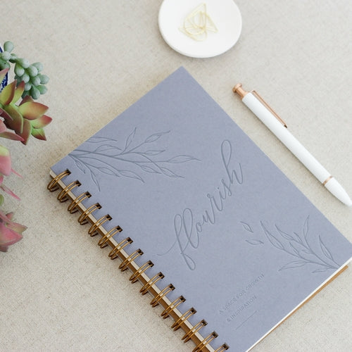 Flourish // Wellness Journal Albatross Blue