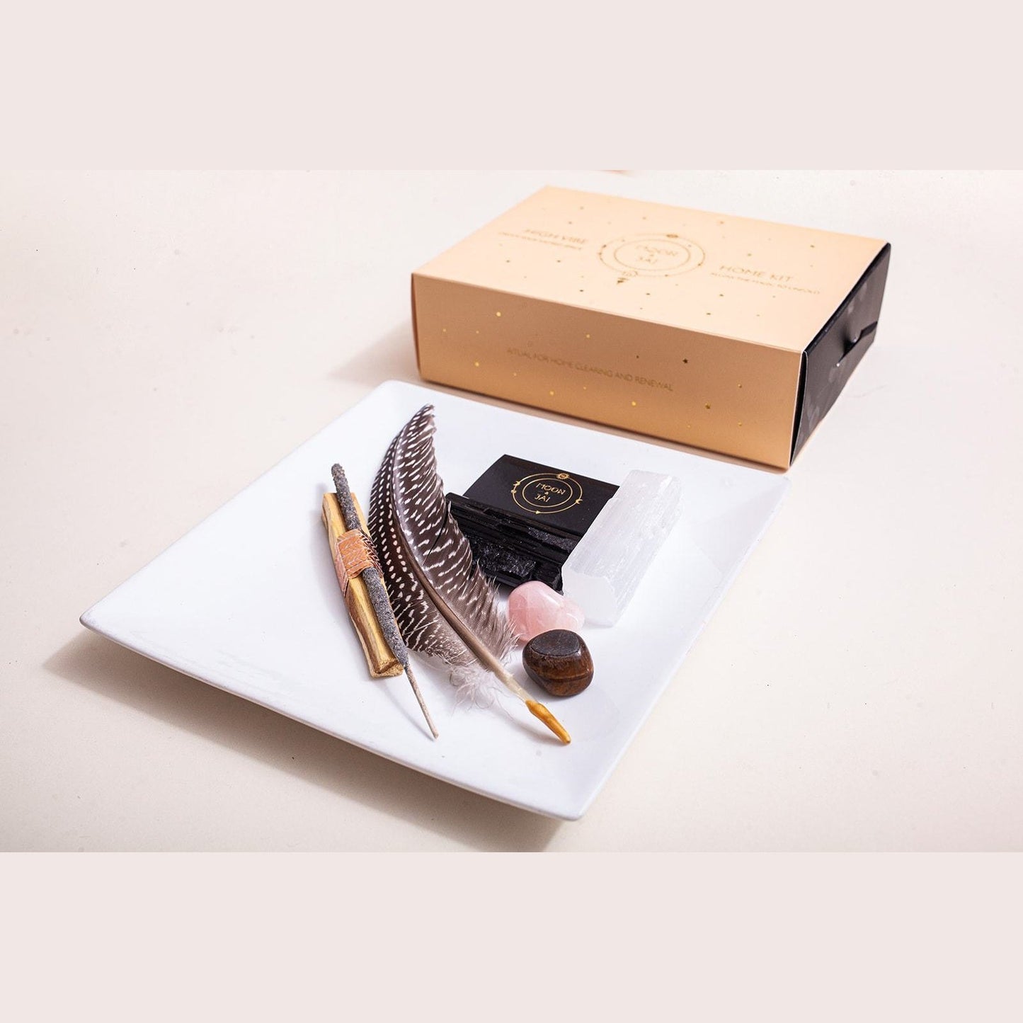 High Vibe Home Kit with Selenite - Fortunate Lemon Shop