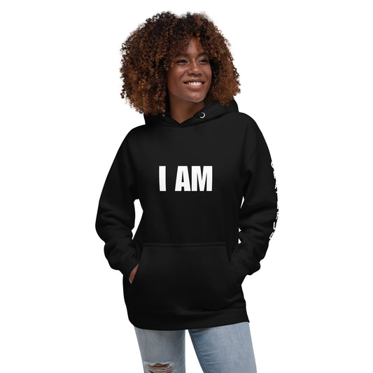 I am Grateful Unisex Hoodie Black