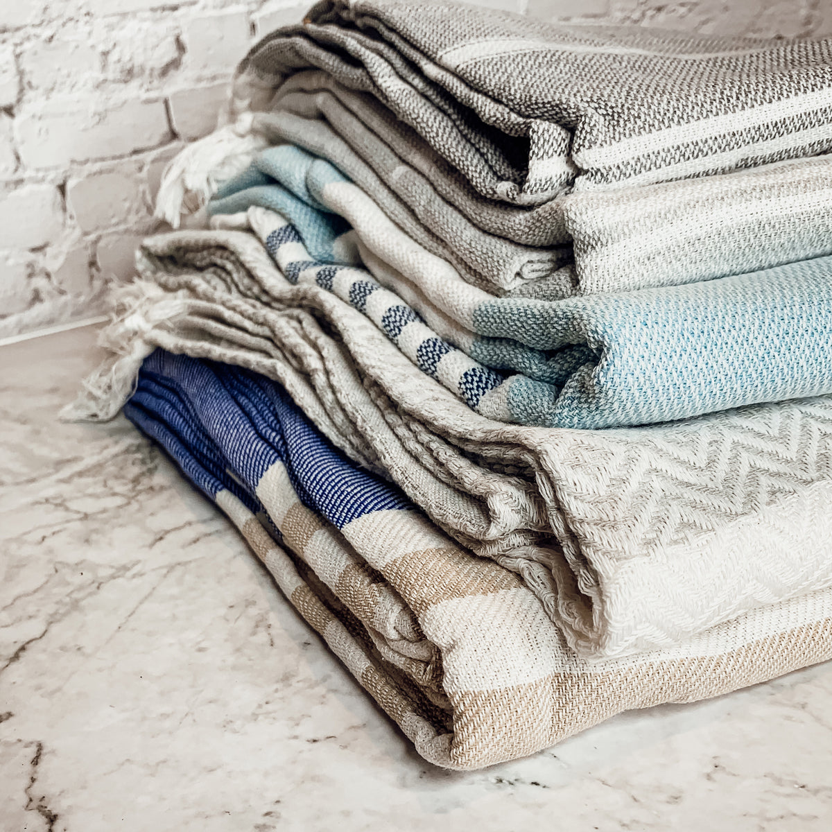 Haley Stripe Turkish Towel