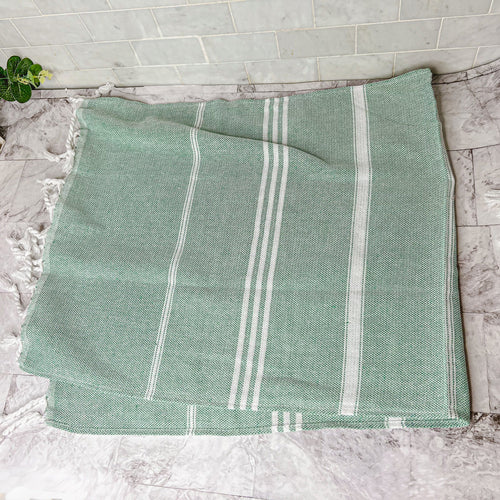 Turkish Hand Towel Green