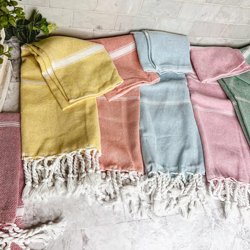 Turkish Hand Towel Yellow