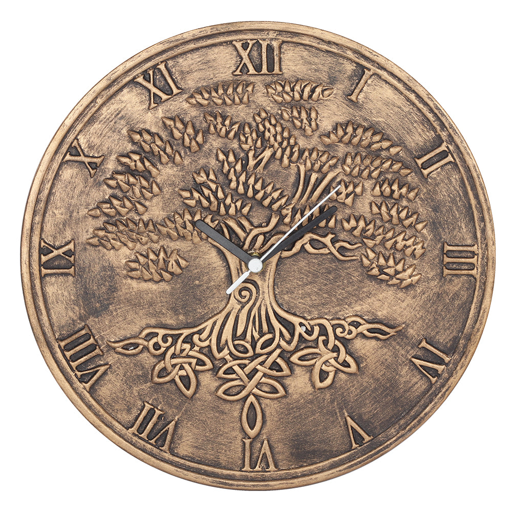 Terracotta Tree of Life Clock by Lisa Parker - Fortunate Lemon Shop