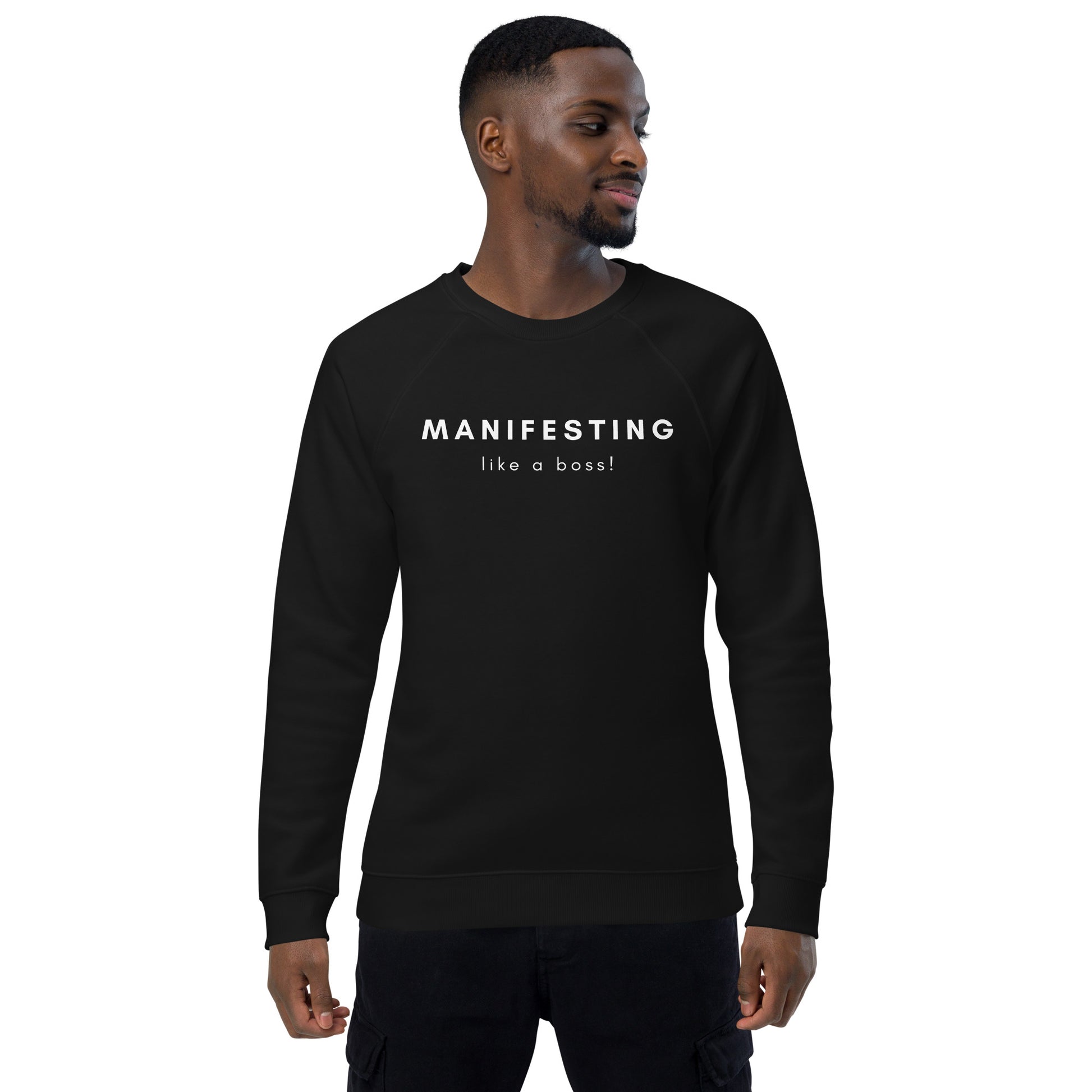 Like a Boss Unisex organic raglan sweatshirt 3XL