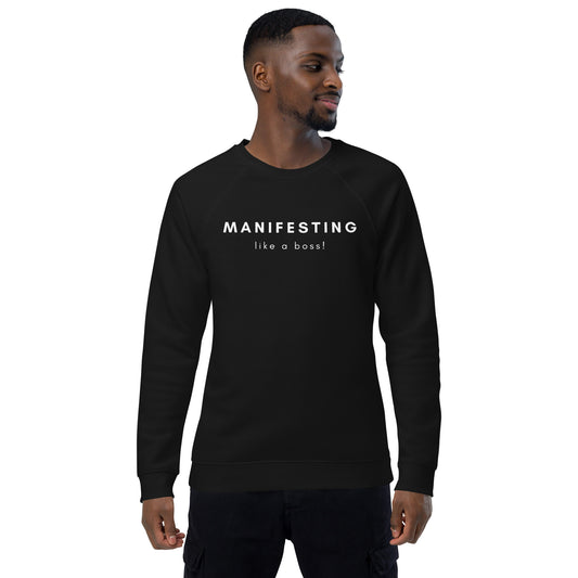 Like a Boss Unisex organic raglan sweatshirt 3XL