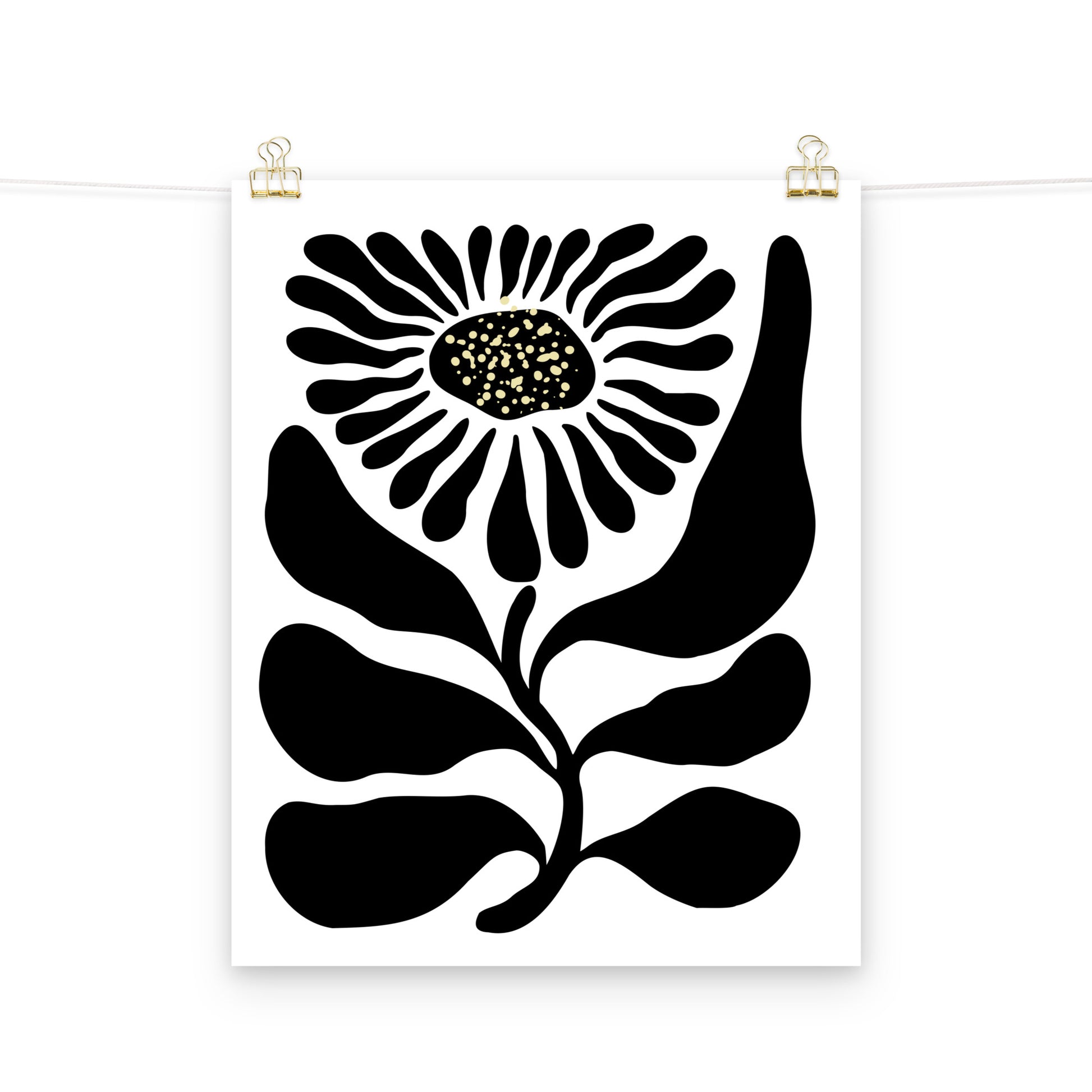 Modern Flower 01 Art Print