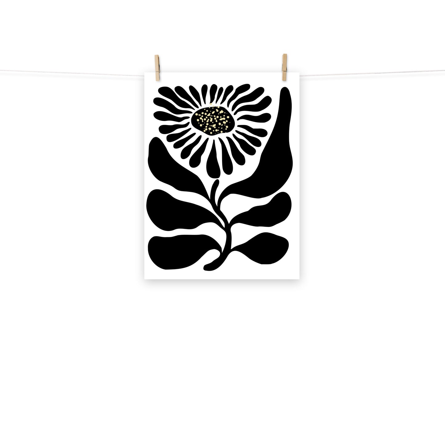 Modern Flower 01 Art Print - Fortunate Lemon Shop