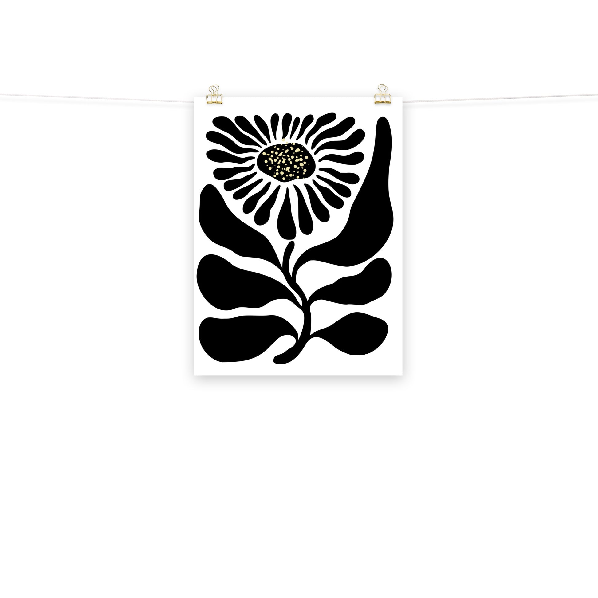 Modern Flower 01 Art Print