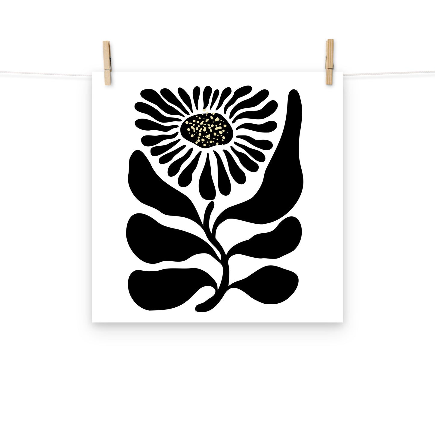 Modern Flower 01 Art Print - Fortunate Lemon Shop