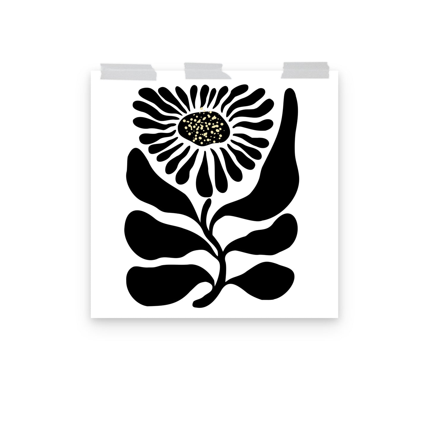 Modern Flower 01 Art Print - Fortunate Lemon Shop
