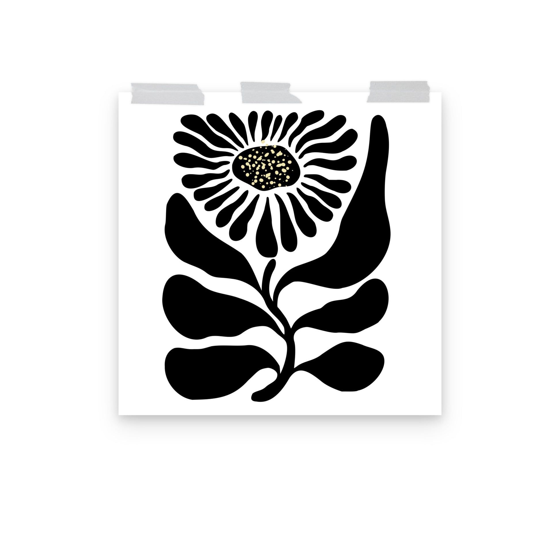 Modern Flower 01 Art Print