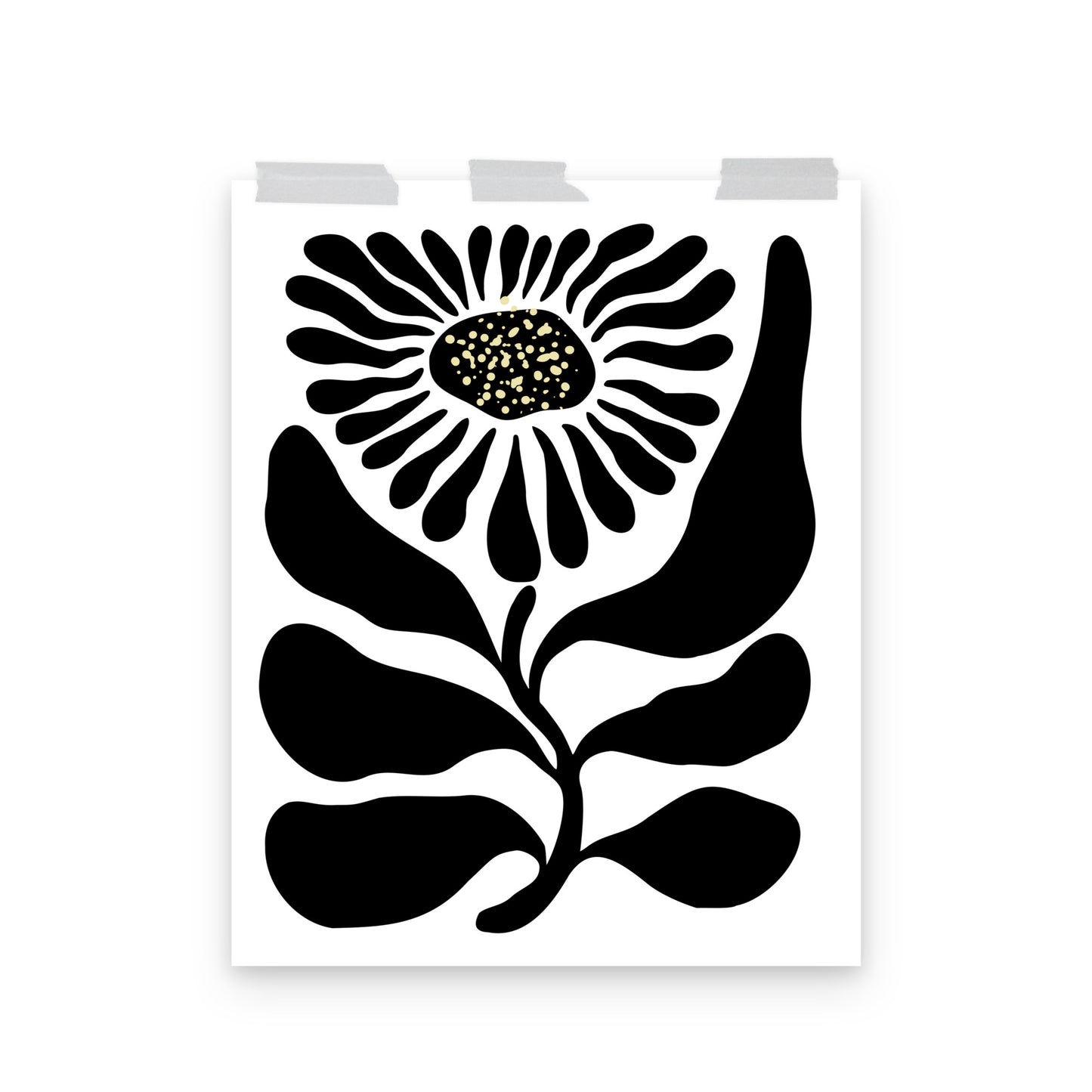 Modern Flower 01 Art Print - Fortunate Lemon Shop