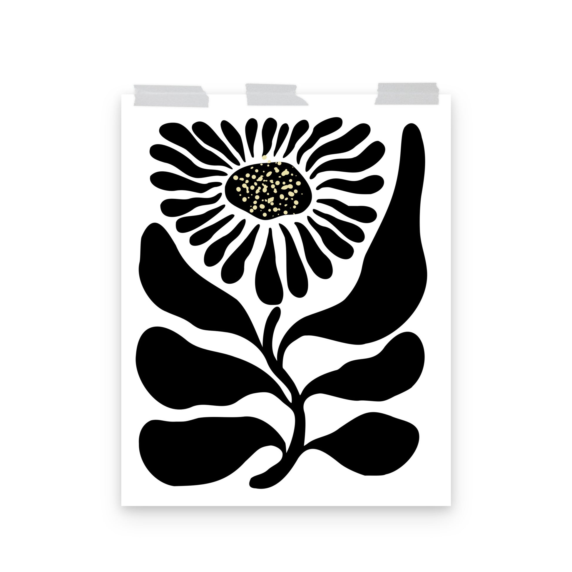 Modern Flower 01 Art Print