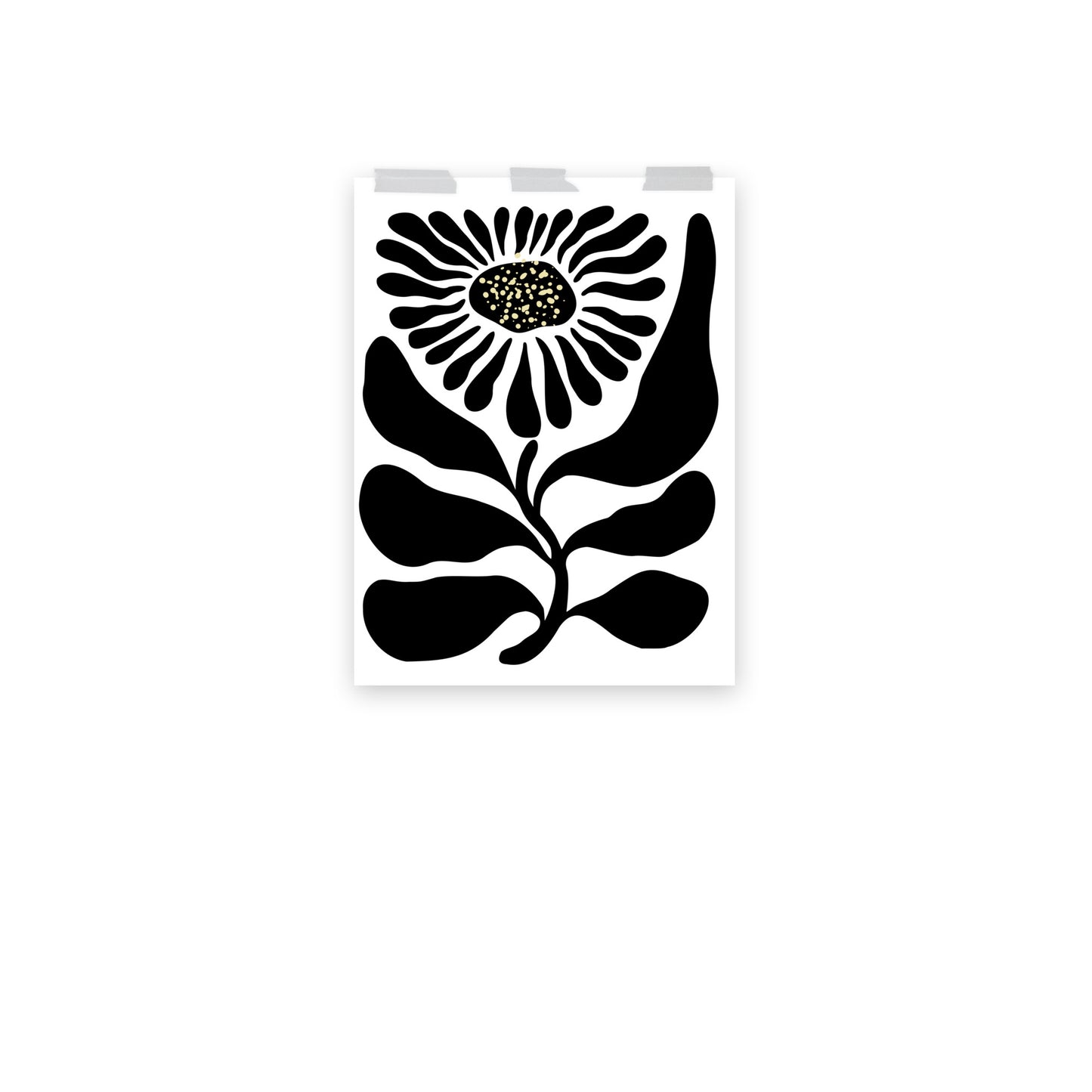 Modern Flower 01 Art Print - Fortunate Lemon Shop