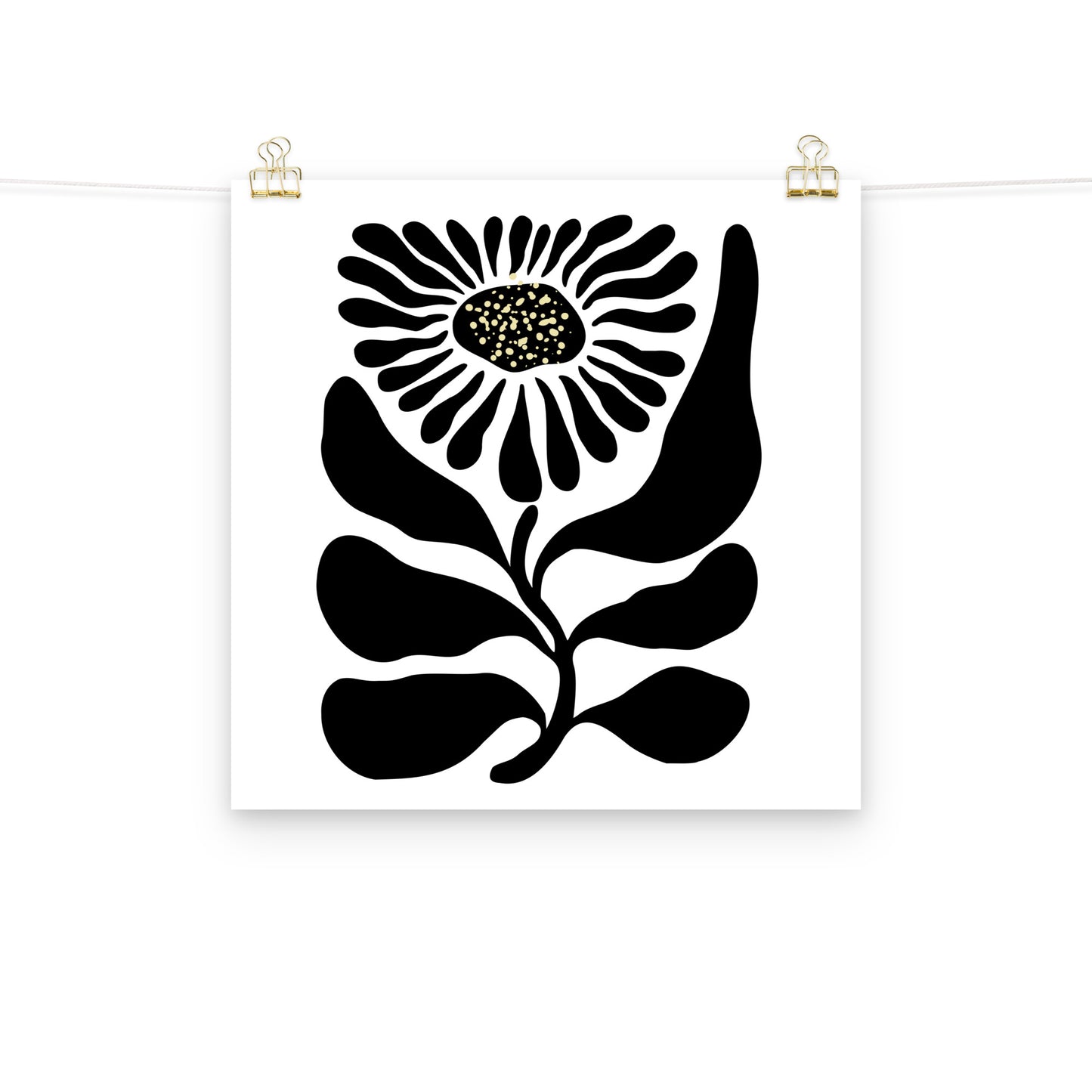 Modern Flower 01 Art Print - Fortunate Lemon Shop