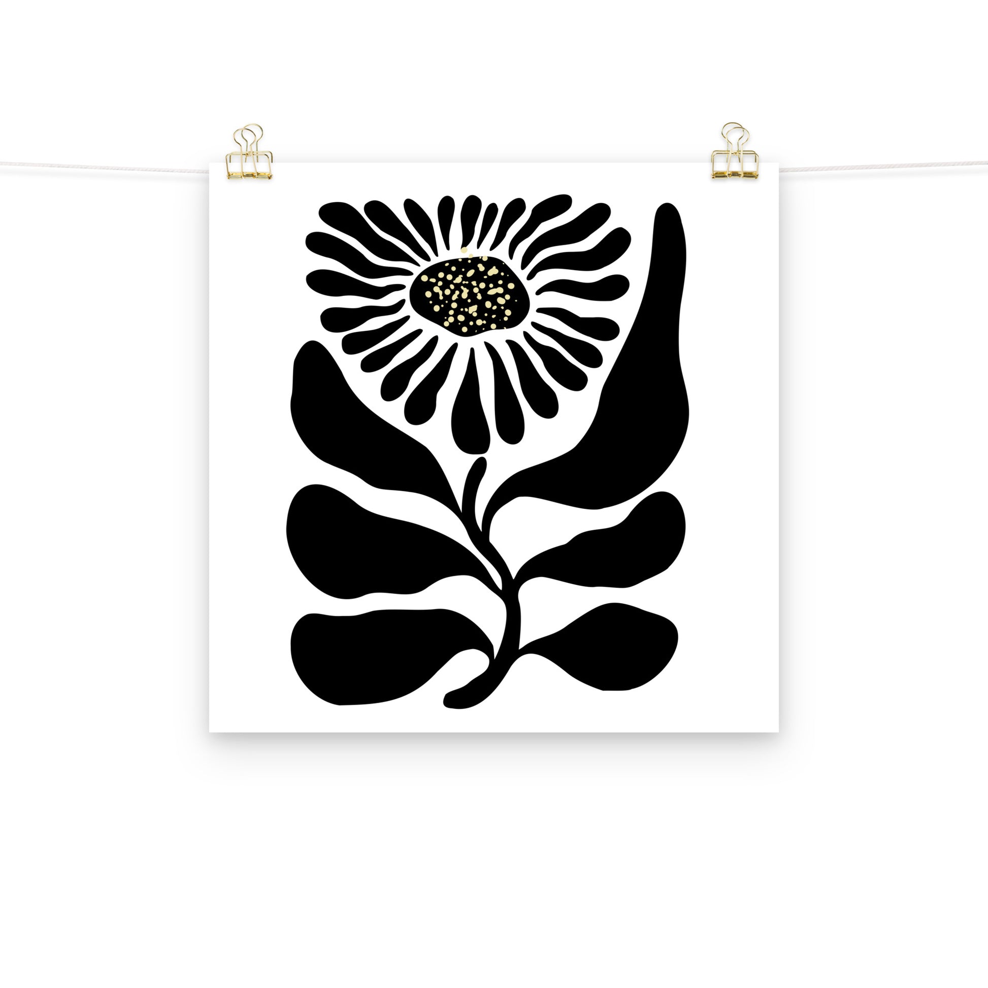 Modern Flower 01 Art Print