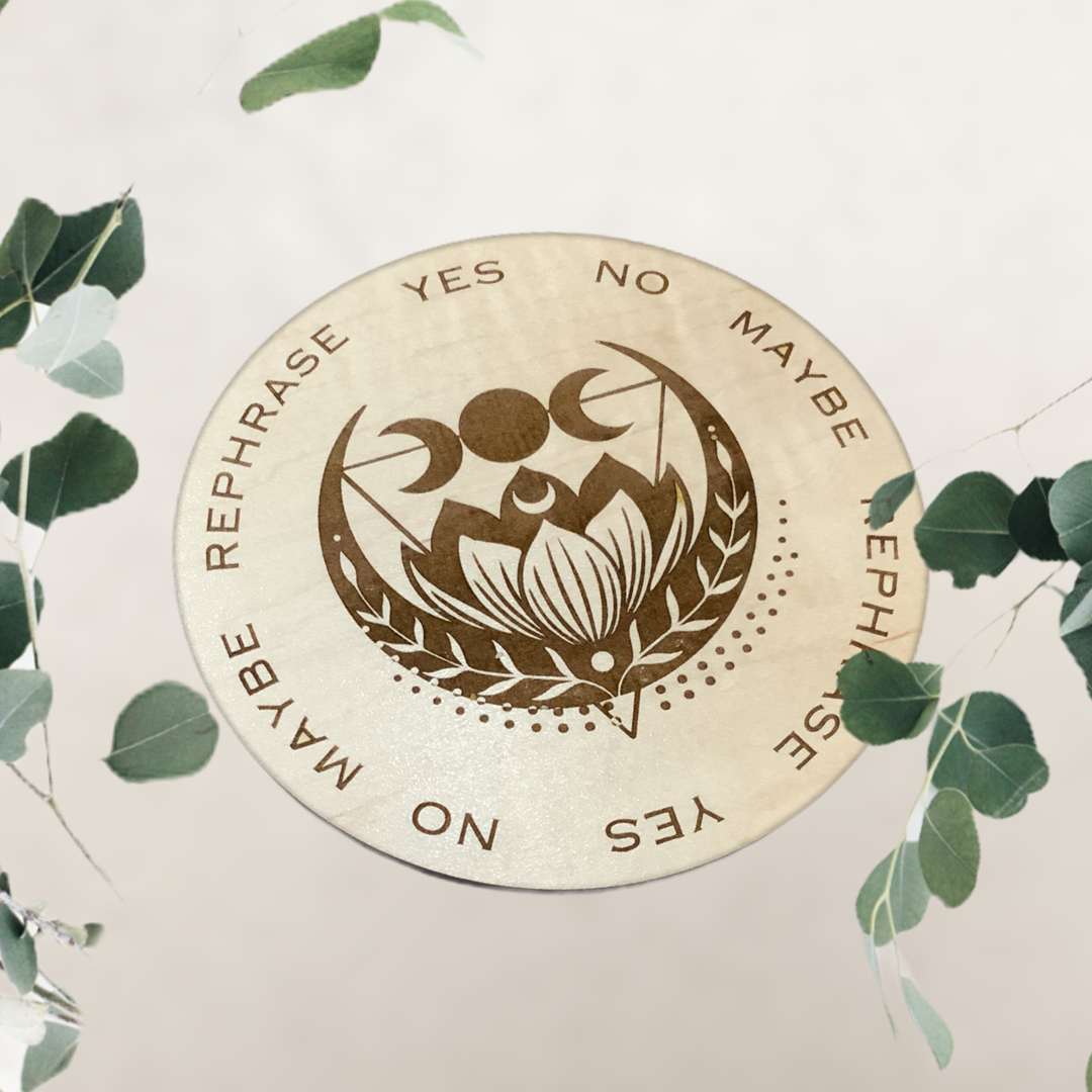 Lotus Moon Cycle Pendulum Board - Fortunate Lemon Shop