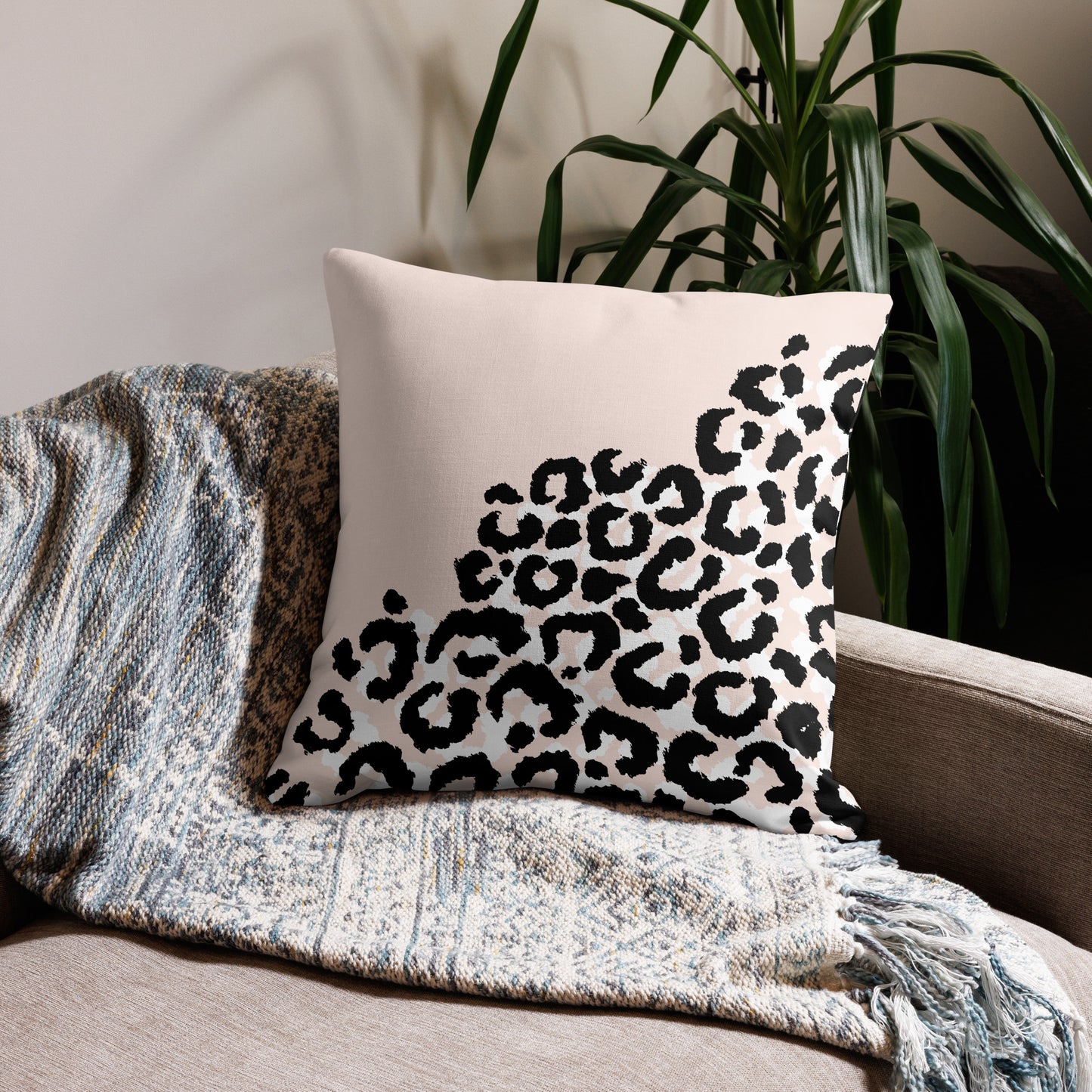 Pink Cheetah Premium Pillow