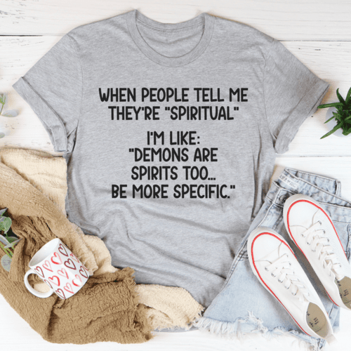 Spiritual People T-Shirt Athletic Heather