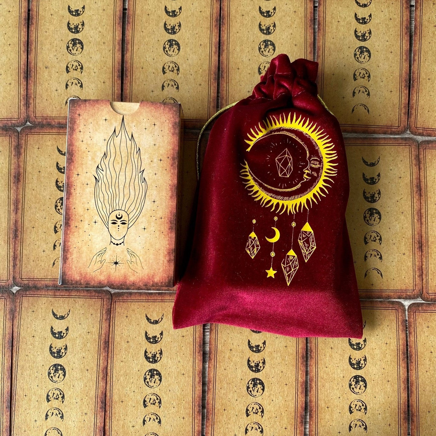 Velvet Tarot Bag - Fortunate Lemon Shop