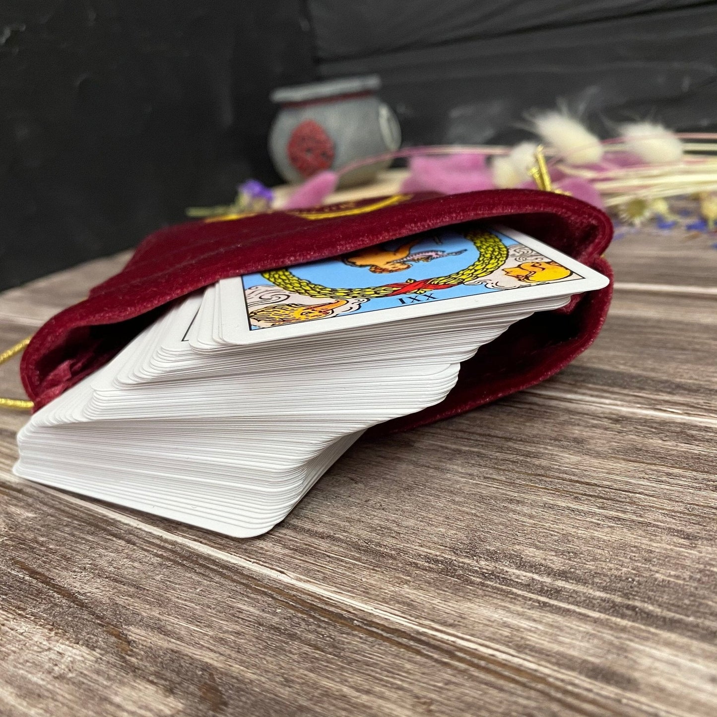 Velvet Tarot Bag - Fortunate Lemon Shop