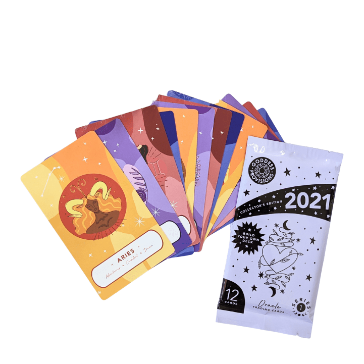 Zodiac Oracle Trading Cards | Goddess Provisions