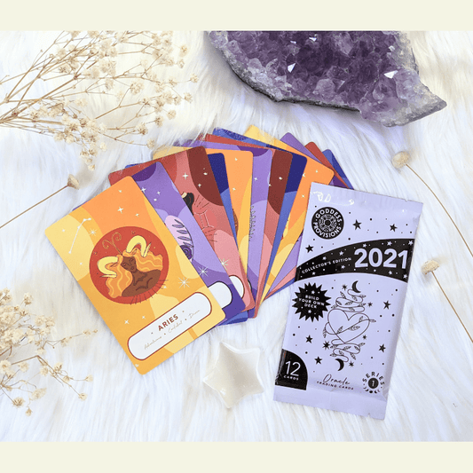Zodiac Oracle Trading Cards | Goddess Provisions