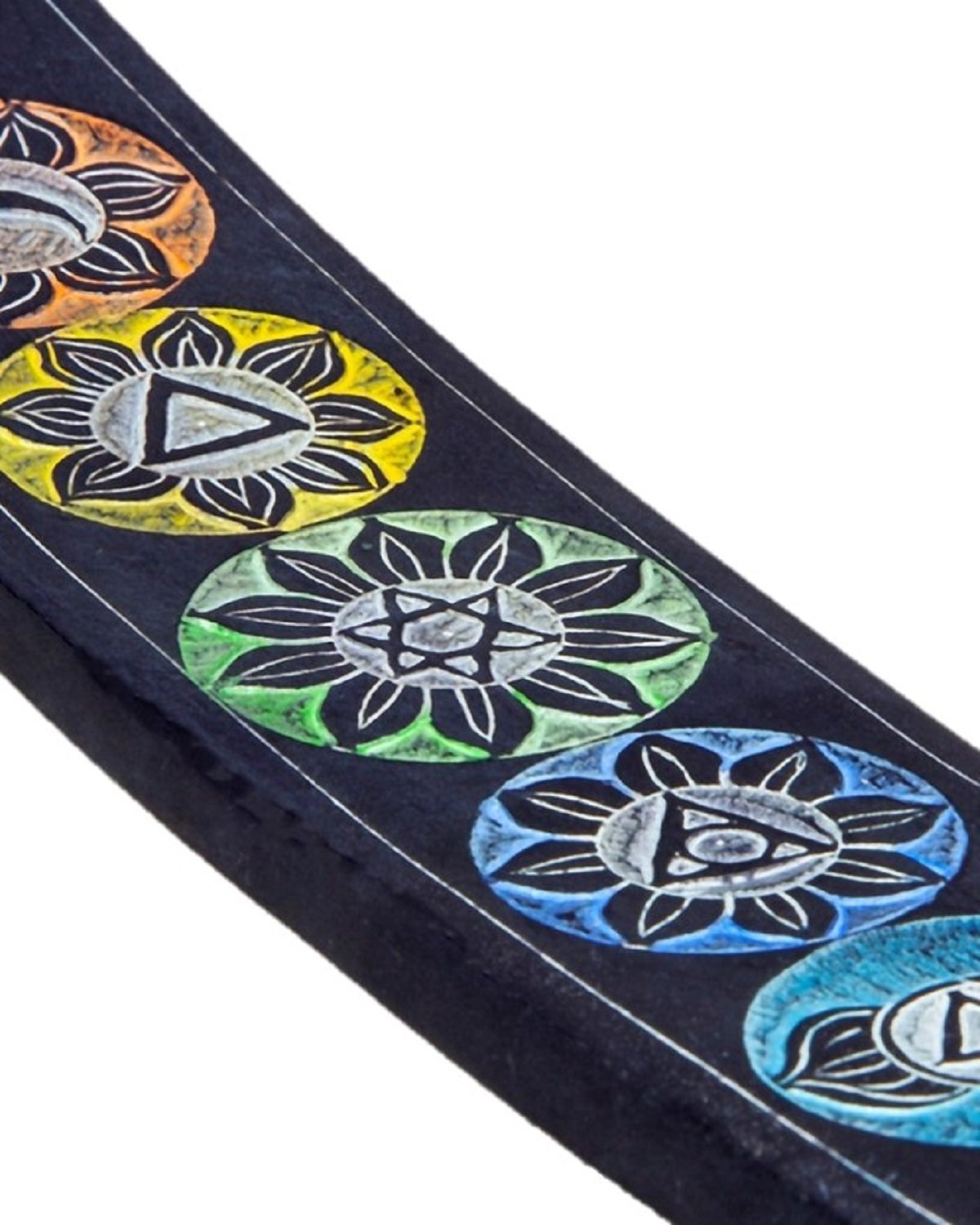Seven Chakra Soapstone Incense Burner - Fortunate Lemon Shop