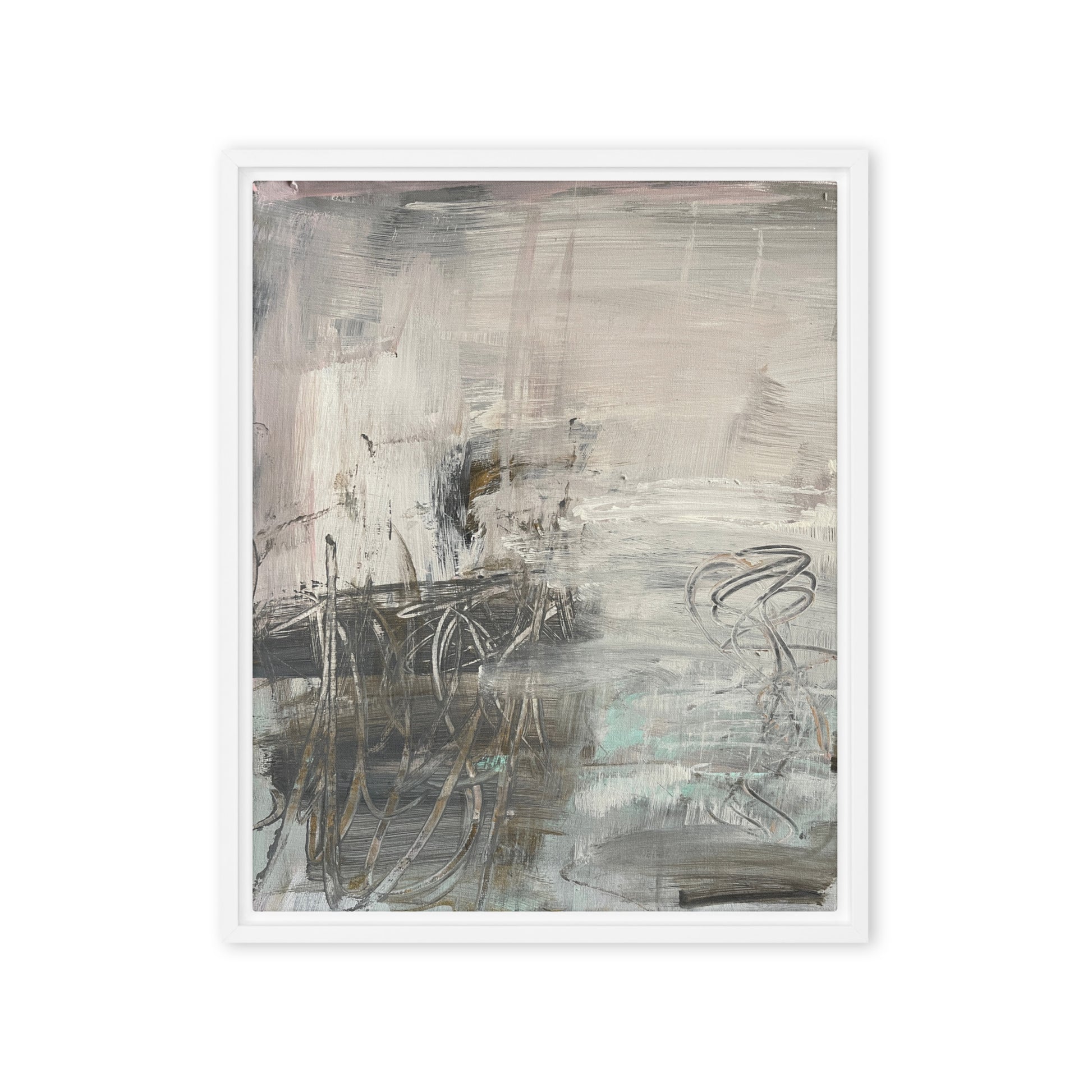 Legacy Framed Canvas White 16″×20″