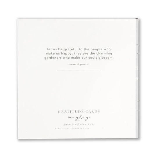 Dots Monochrome Gratitude Greeting Cards