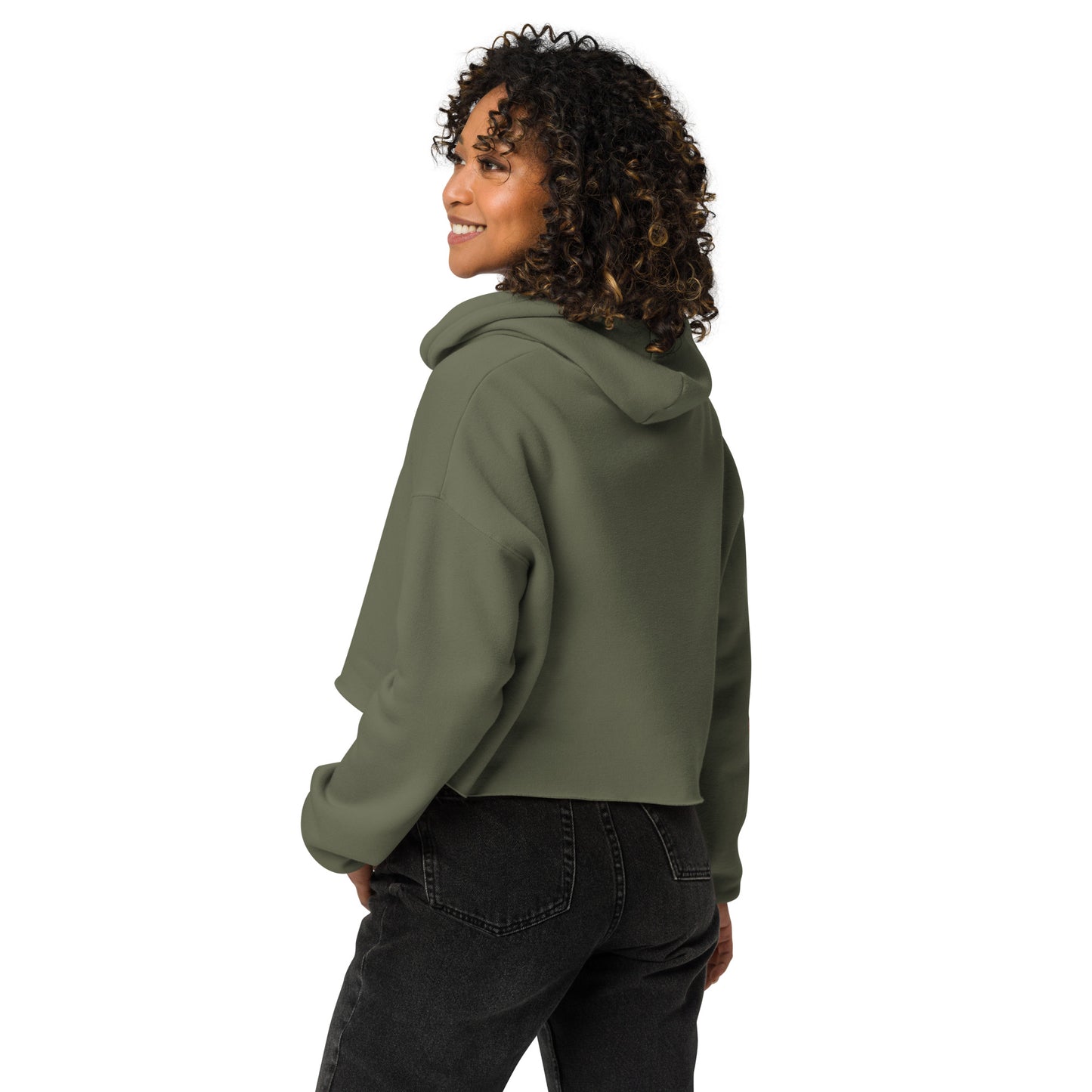 You are Loved Crop Hoodie