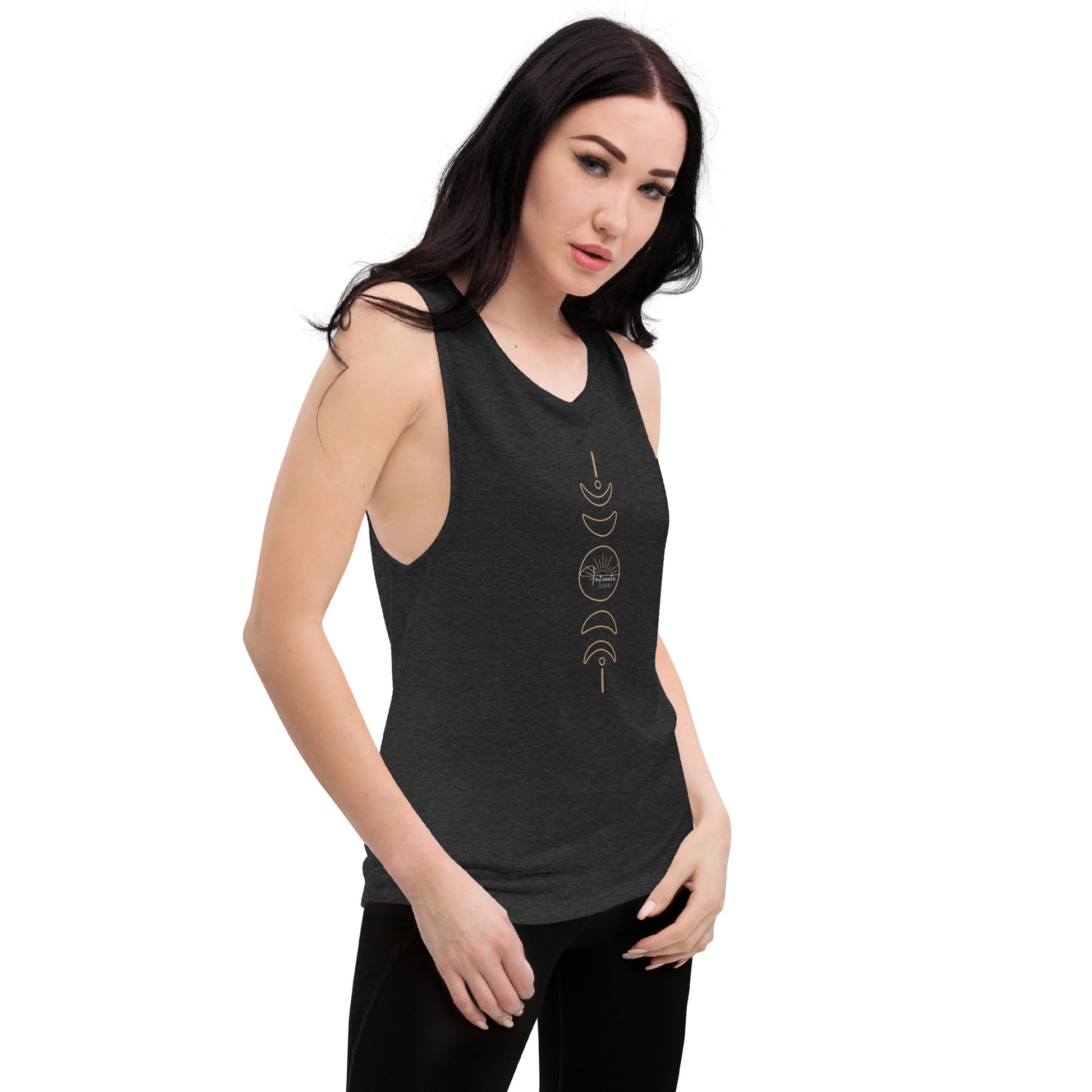 Moon Cycle Ladies’ Muscle Tank