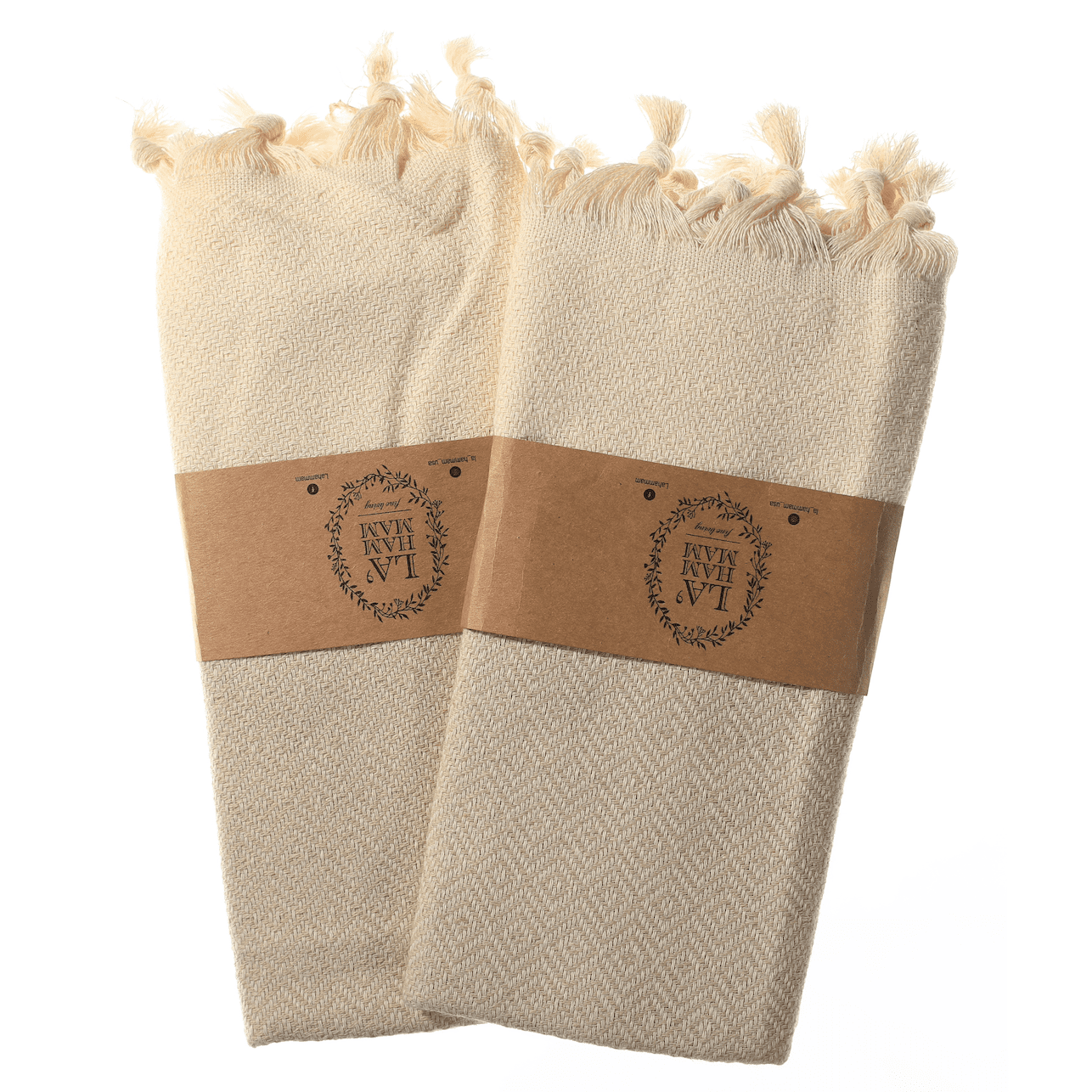 Diamond Turkish Cotton Kitchen / Hand Towel 2 pack 40x18 in