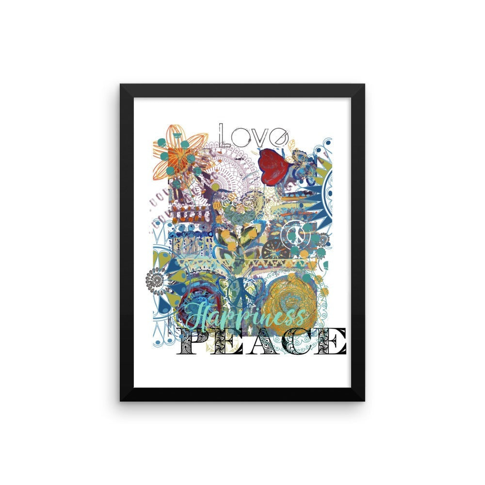 Peace Framed Poster 12×16