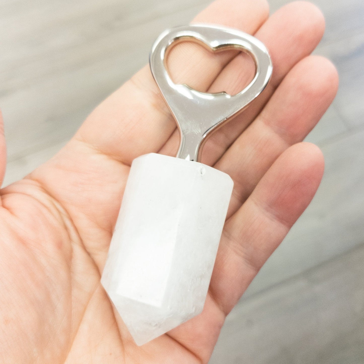 White Quartz Bottle Opener - Fortunate Lemon Shop