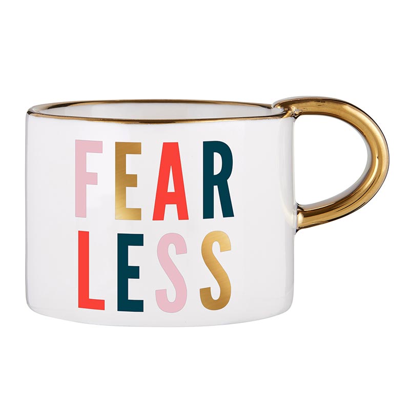 Fearless Mug, Tray and Spoon Set - Fortunate Lemon Shop