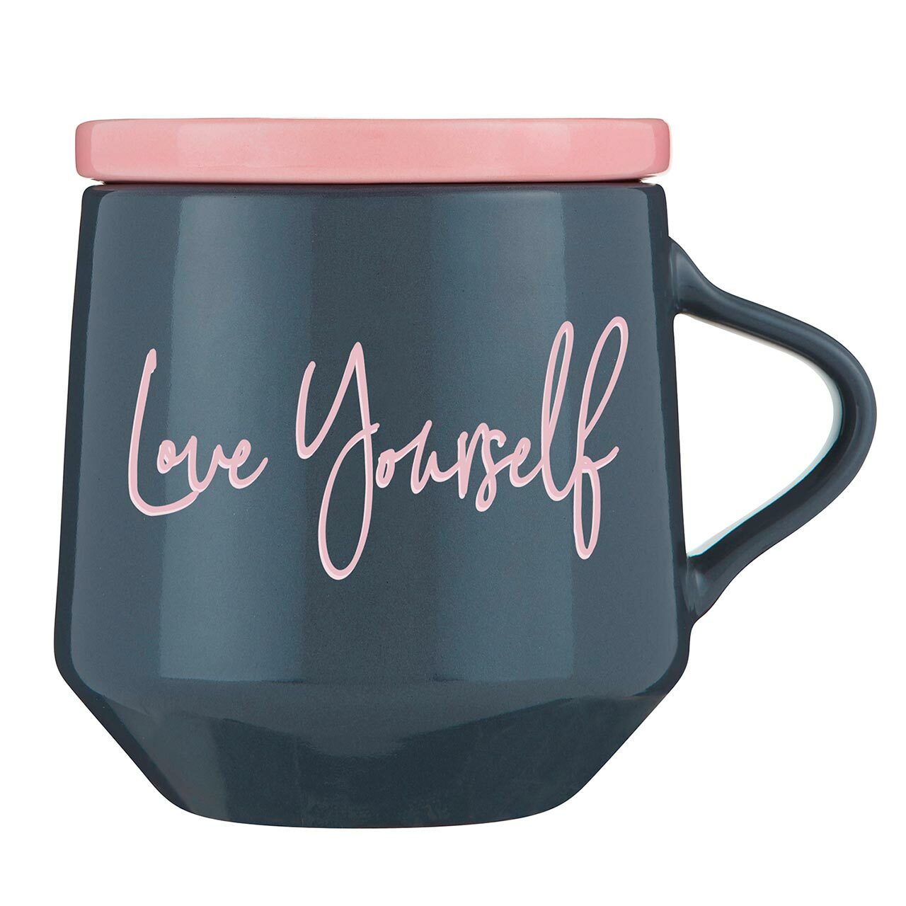 Love Yourself Mug & Coaster Lid with Rainbow Design - Fortunate Lemon Shop