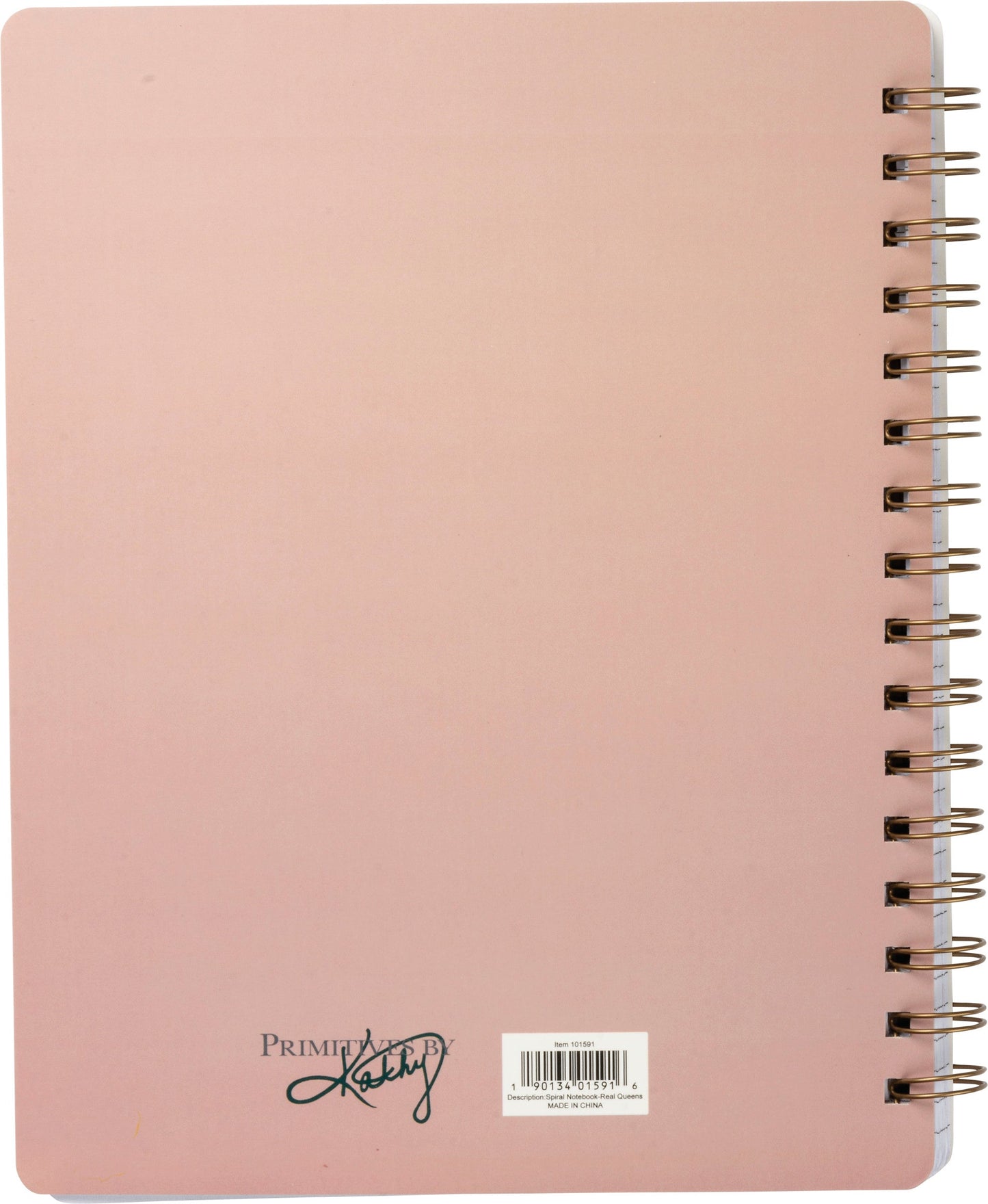 Real Queens Fix Each Other's Crowns Spiral Notebook in Blush Palette | - Fortunate Lemon Shop